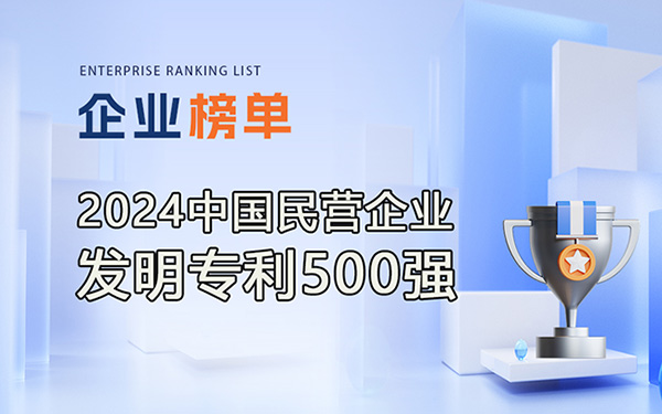 2024民营企业发明专利500强