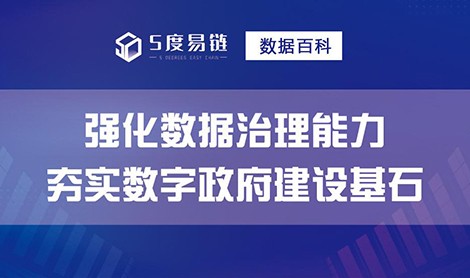 数据治理应用场景之“夯实数字政府建设基石”！